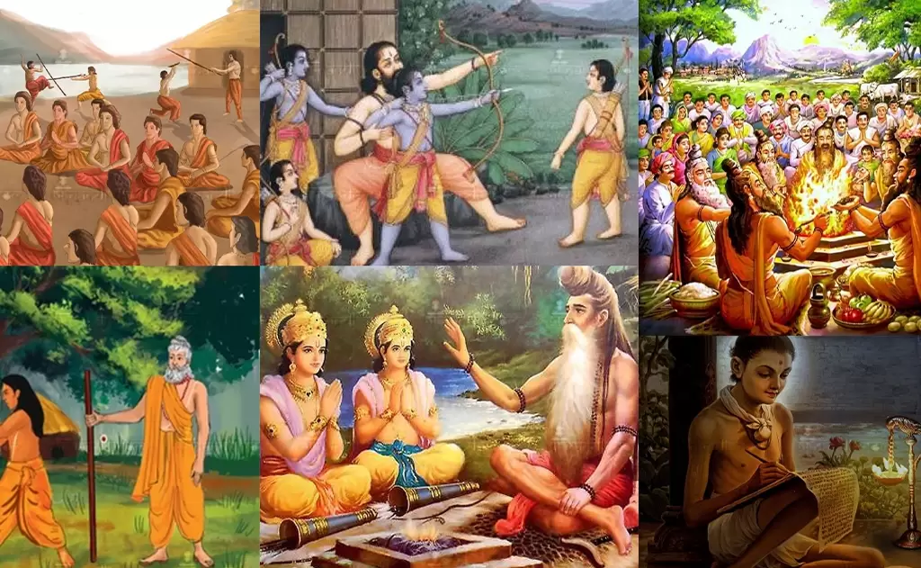 गुरुकुल प्रणाली की उत्पत्ति और विकास