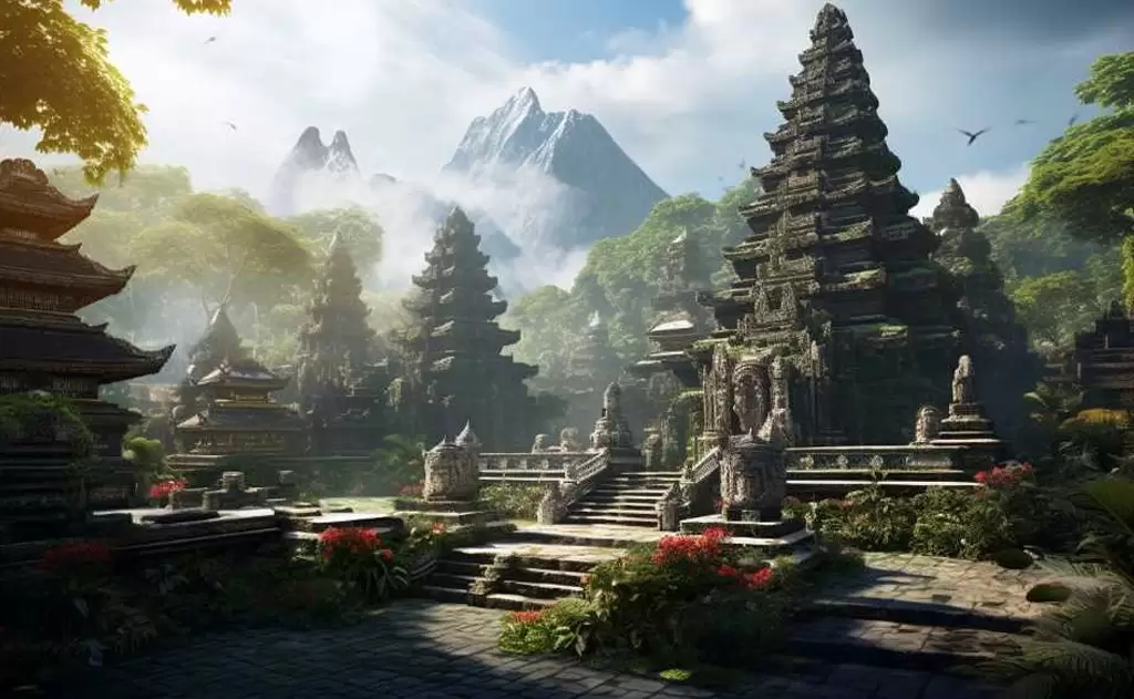 भारत से परे हिंदू कला और वास्तुकला — Temples