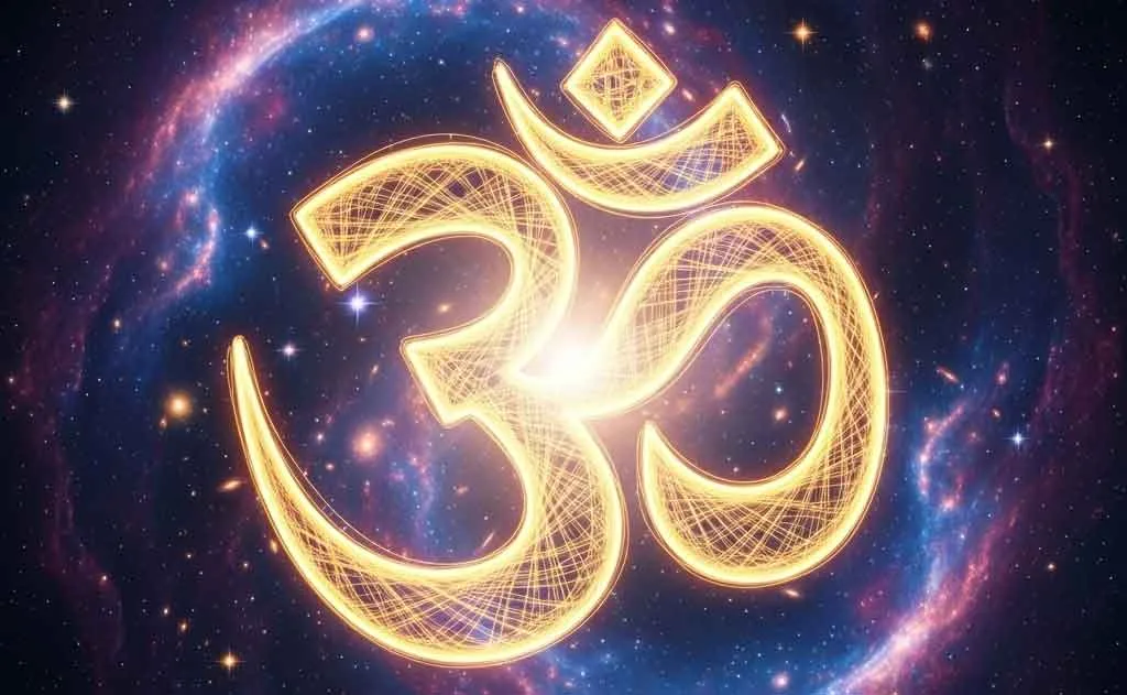 ॐ (ओम्/औम्) का अर्थ: प्रतीक, माण्डूक्य उपनिषद का अ-उ-म, गीता और ॐ का जाप कैसे करें — Hinduism