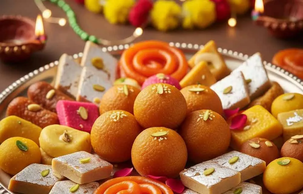 दिवाली की मिठाइयाँ और उनका आध्यात्मिक प्रतीकवाद: लड्डू से काजू कतली तक