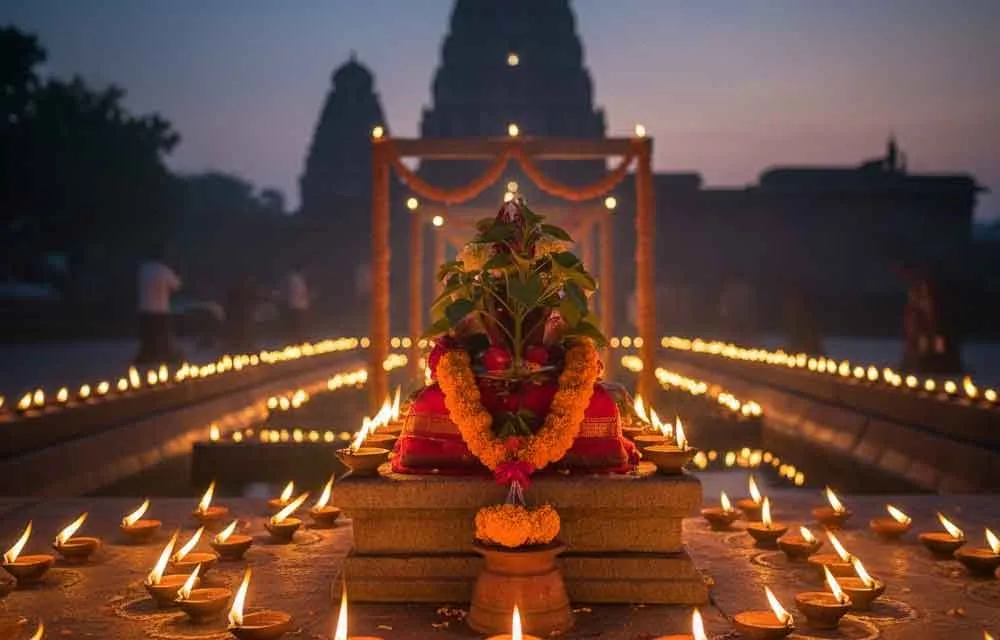 कार्तिक मास 2026 दीपम समय शहरवार: भारत के 13 शहरों में सूर्यास्त दीप और सूर्योदय स्नान का समय — Festivals
