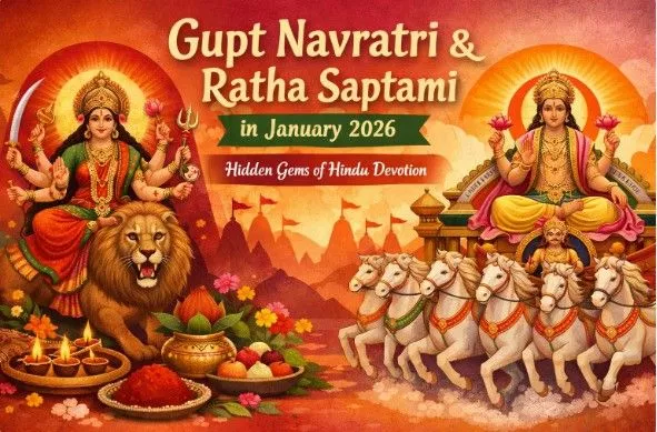 जनवरी 2026 में गुप्त नवरात्रि और रथ सप्तमी: हिंदू भक्ति के छिपे हुए रत्न
