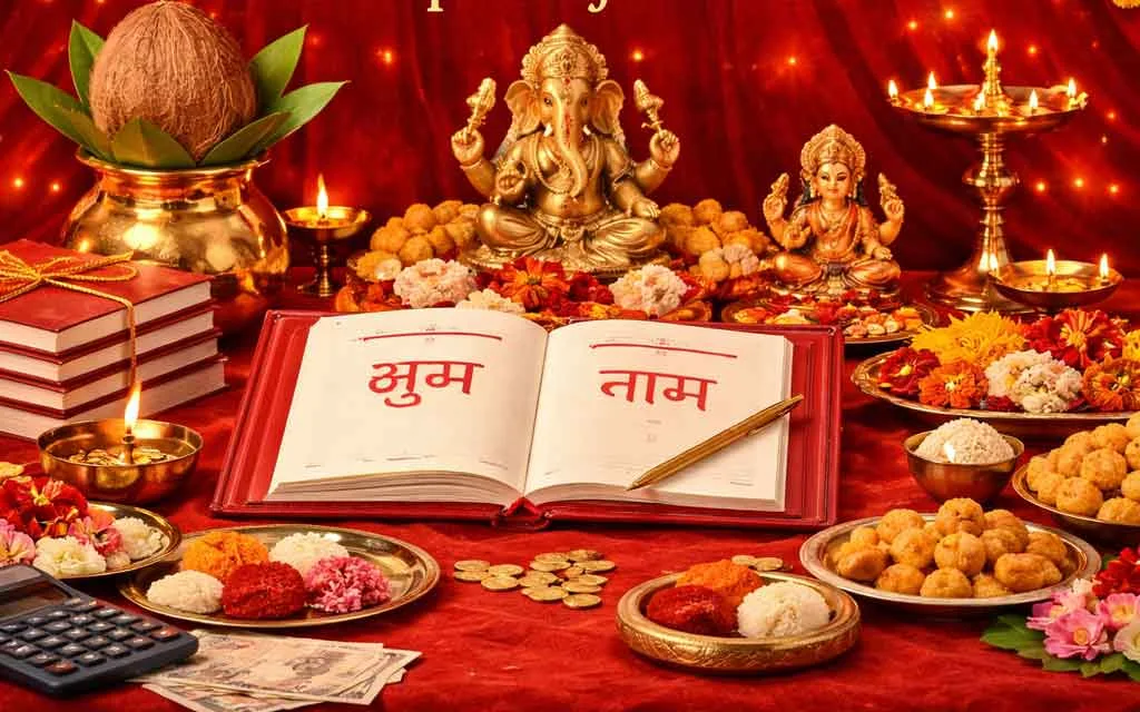 चोपड़ा पूजा 2026 — दिवाली पर व्यापारिक पूजा की संपूर्ण मार्गदर्शिका — Festivals