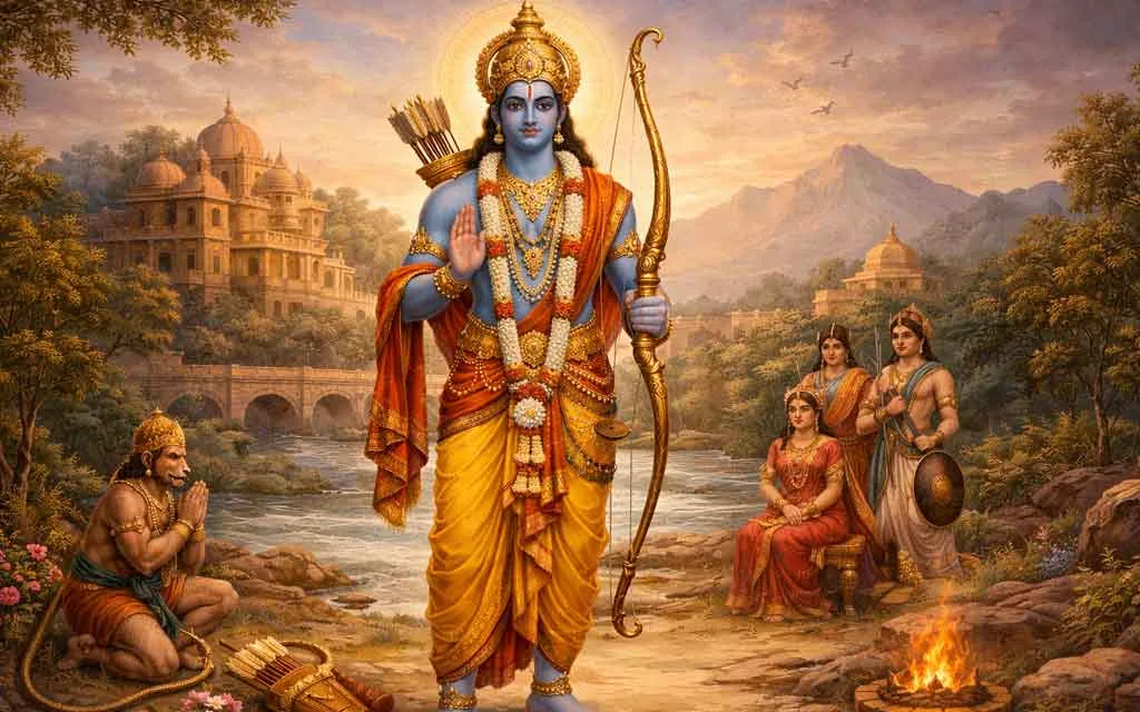 राम चालीसा: हिंदी में पाठ और अर्थ, श्री राम स्तुति आरती और पाठ करने की विधि — पूजा, श्लोक और मंत्र